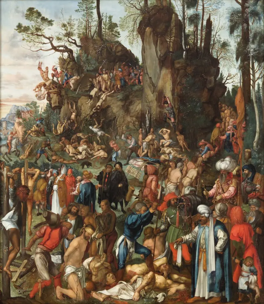 Marter der Zehntausend Christen, by Johann Christian Ruprecht