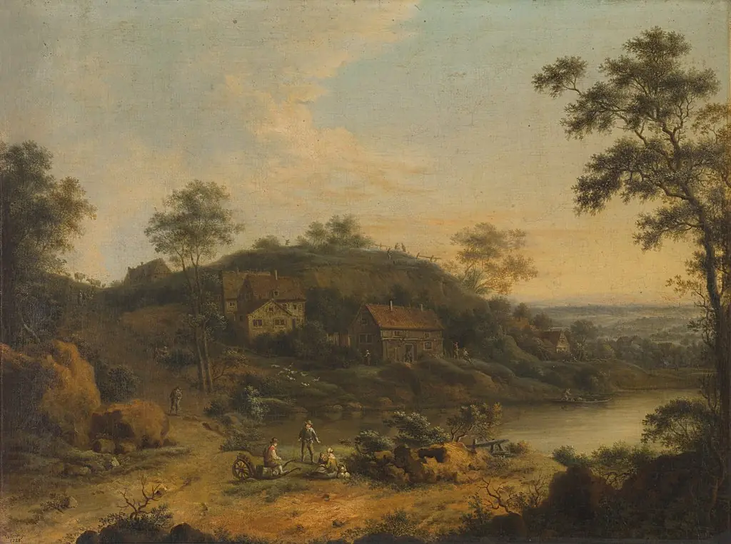 Landscape, by Johann Christian Vollerdt