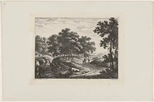 Rider on a Path, by Johann Christoph Dietzsch