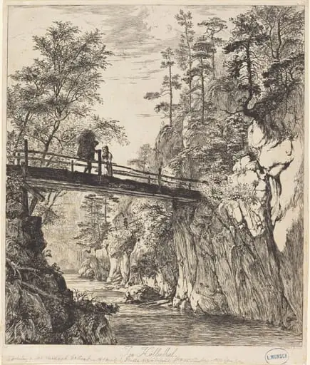 Im Höllenthal (In the Höllen Valley), by Johann Christoph Erhard