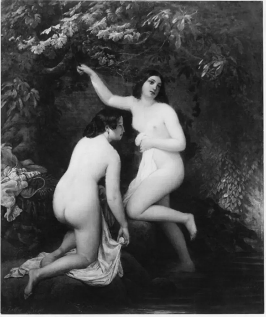 Badende Mädchen, by Johann Conrad Zeller