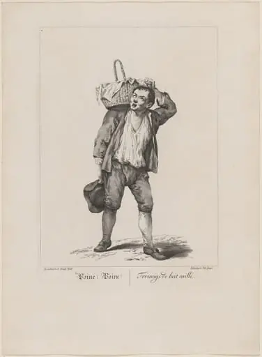 Poine! Poine! (Cheese Curd Seller), by Johann Feigel