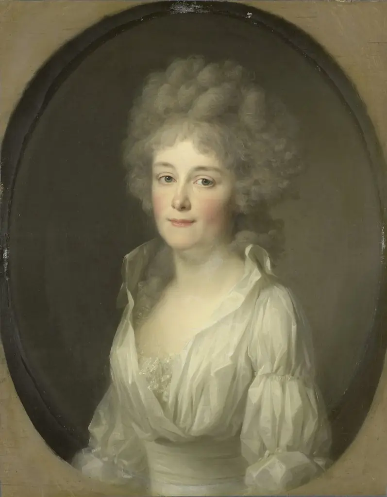 Portrait of Johanna Ferdinanda van Collen, Wife of Salomon Rendorp, by Johann Friedrich August Tischbein