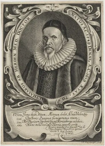 Balthasarus ab Herden Med. Doctor, by Johann Friedrich Fleischberger