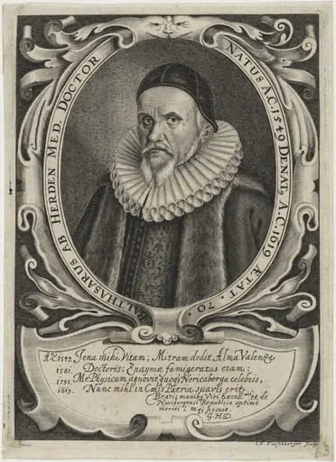 Balthasarus ab Herden Med. Doctor, by Johann Friedrich Fleischberger