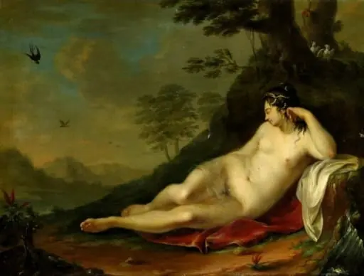 Venus dormind, by Johann Friedrich Gerard (Gerhard)