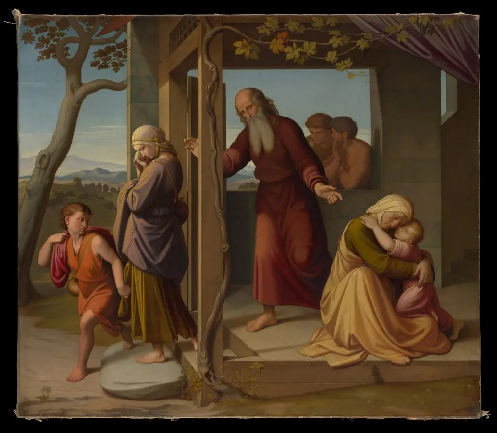 The Banishment of Hagar, by Johann Friedrich Overbeck