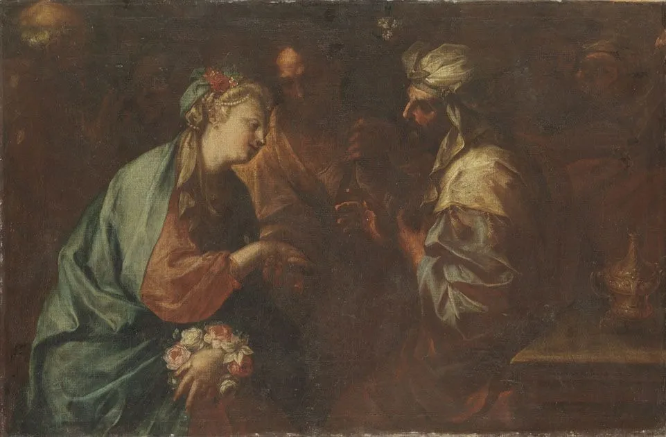 Die Vermählung Mariens, by Johann Georg Bergmüller, unspecified, 1713