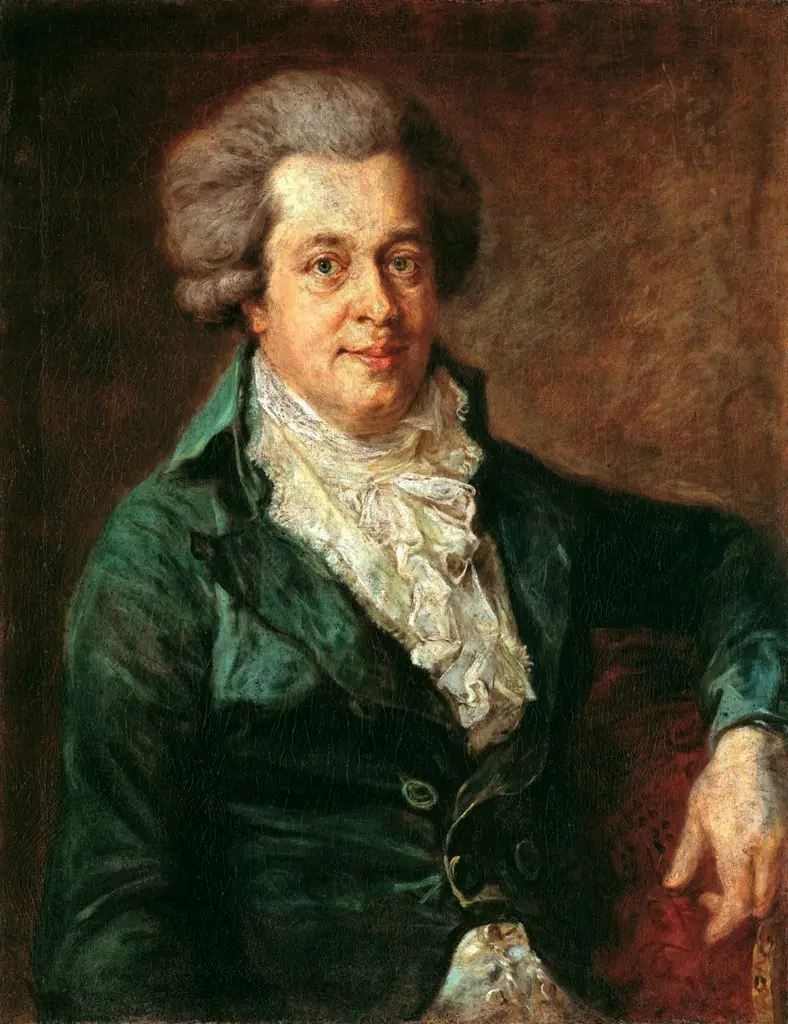 Portrait of Wolfgang Amadeus Mozart (1756-1791), by Johann Georg Edlinger