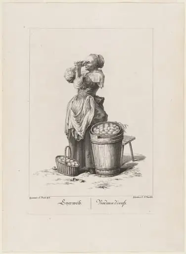 Eyerweib (Egg Seller), by Johann Georg Mansfeld