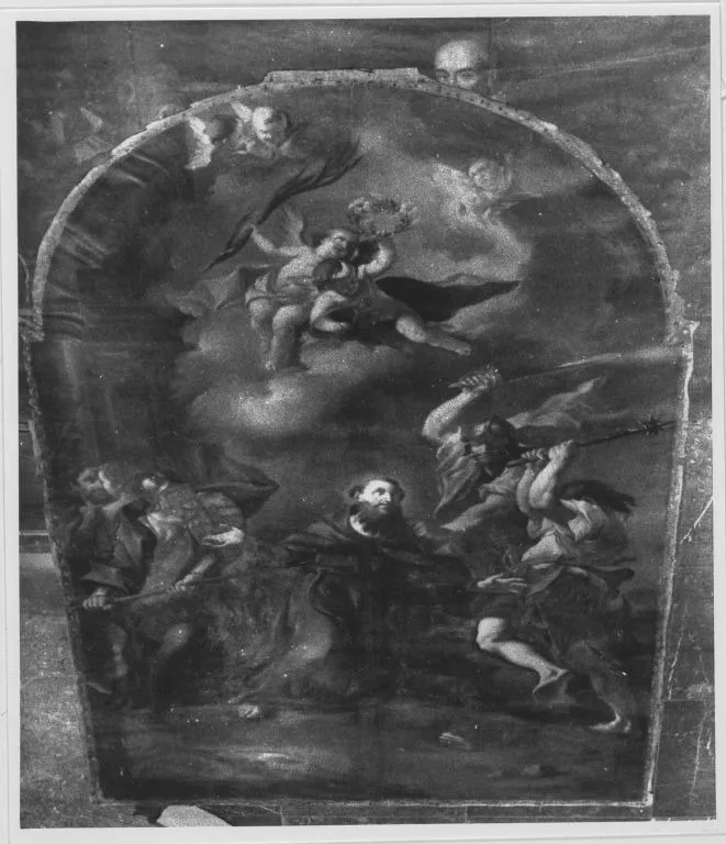 Martyrium eines Franziskaners, by Johann Georg Unruh, unspecified, 1772