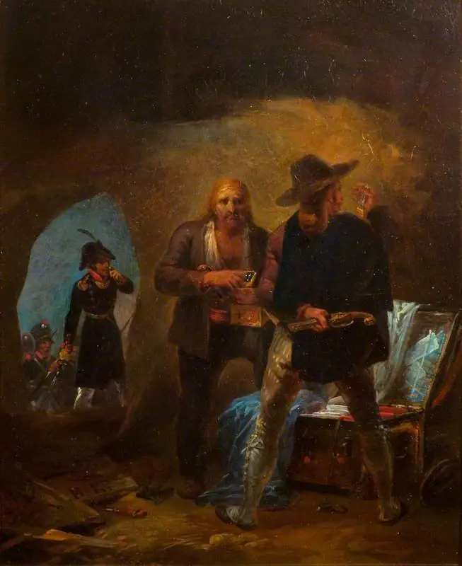 Brigands Surprised, by Johann Georg Volmar