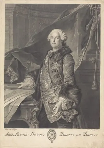 Abel Francois Poisson, Marquis de Marigny, by Johann Georg Wille