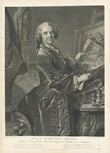 Jean Baptiste Massé, by Johann Georg Wille