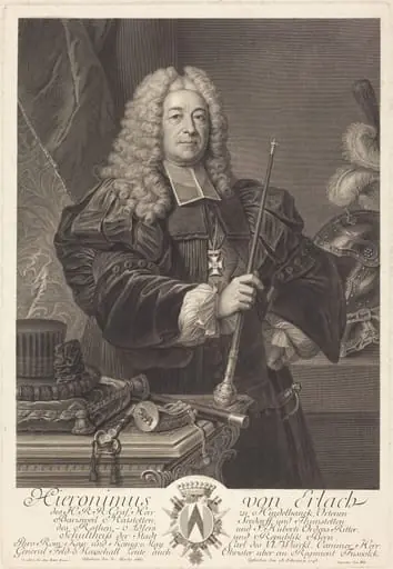 Johann von Erlach, by Johann Georg Wille