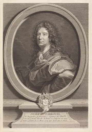 Joseph Parrocel, by Johann Georg Wille