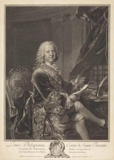 Louis Phelypeaux, comte de Saint Florentin, by Johann Georg Wille