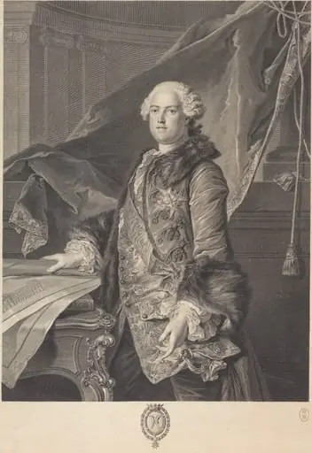 Marquis de Marigny, by Johann Georg Wille
