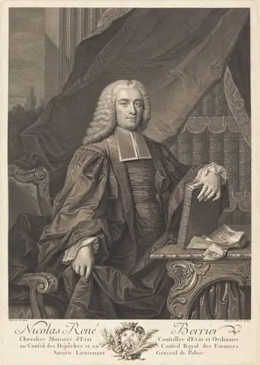 Nicolas Rene Berryer, by Johann Georg Wille