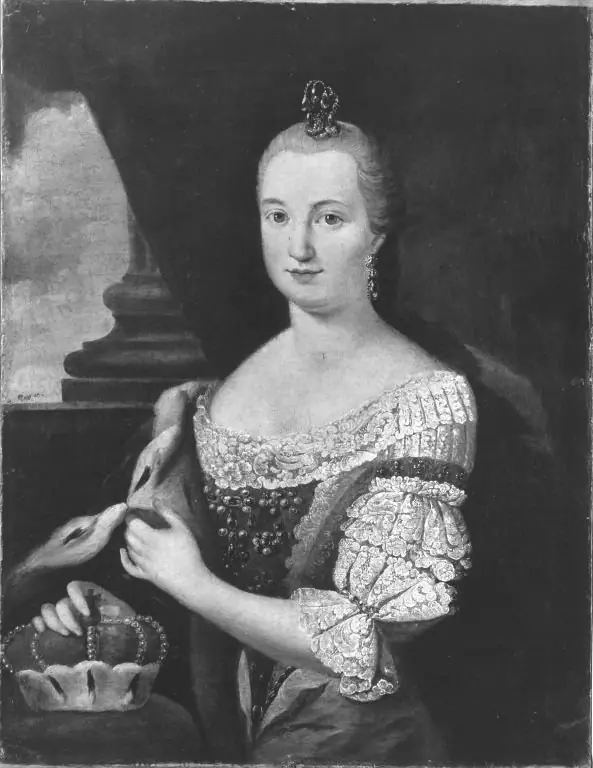 Bildnis der Kurfürstin Elisabeth Auguste von Pfalz-Bayern (Kopie nach), by Johann Georg Ziesenis