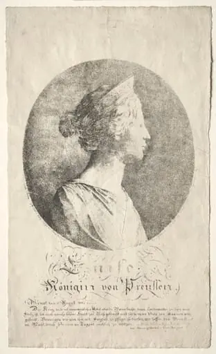 Queen Louise of Prussia, by Johann Gottfried Niedlich