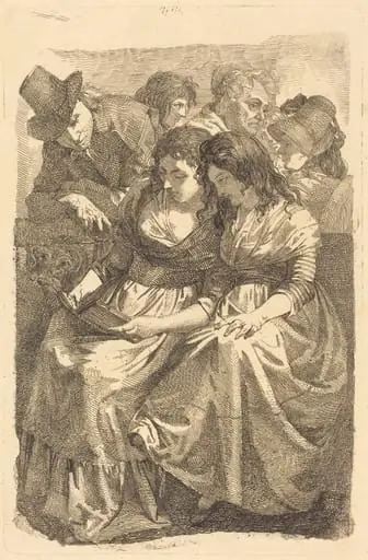 Schadow and His Family, by Johann Gottfried Schadow