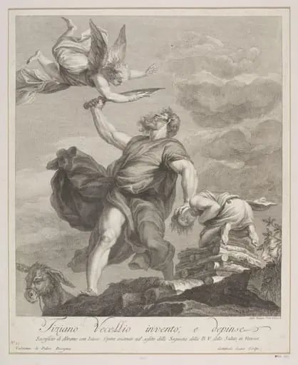 Abraham offering Isaac