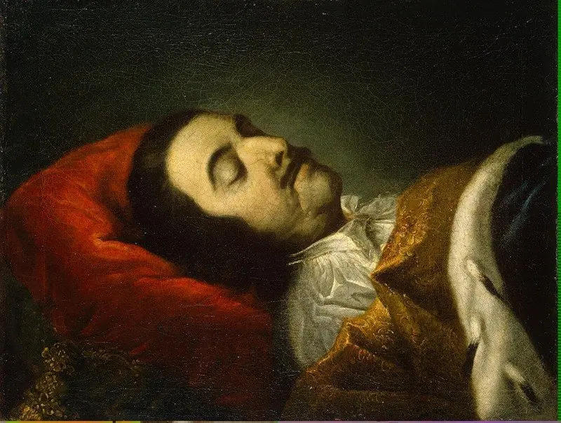 Peter I on His Death-bed, by Johann Gottfried Tannauer