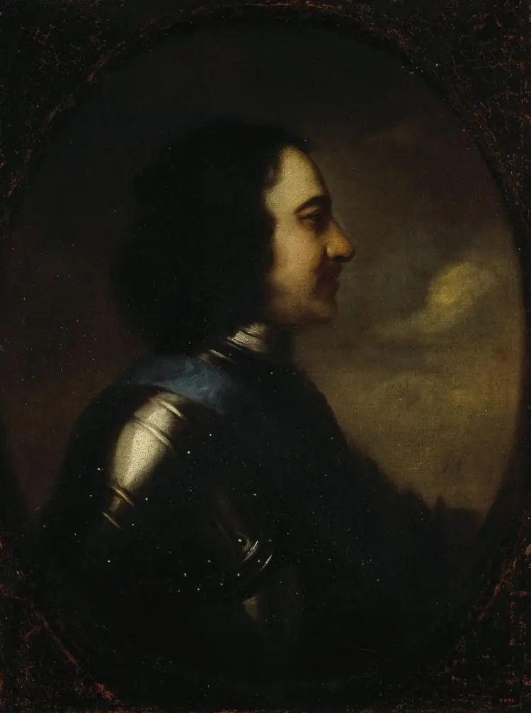 Portrait of Peter the Great, by Johann Gottfried Tannauer
