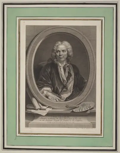 Louis Galloche, by Johann Gotthard Müller