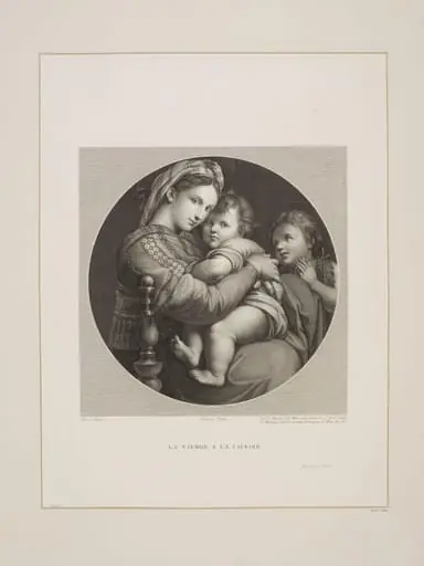La Madonna della Sedia, by Johann Gotthard von Müller