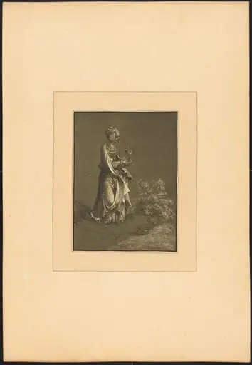 Saint Barbara, by Johann Gottlieb Prestel