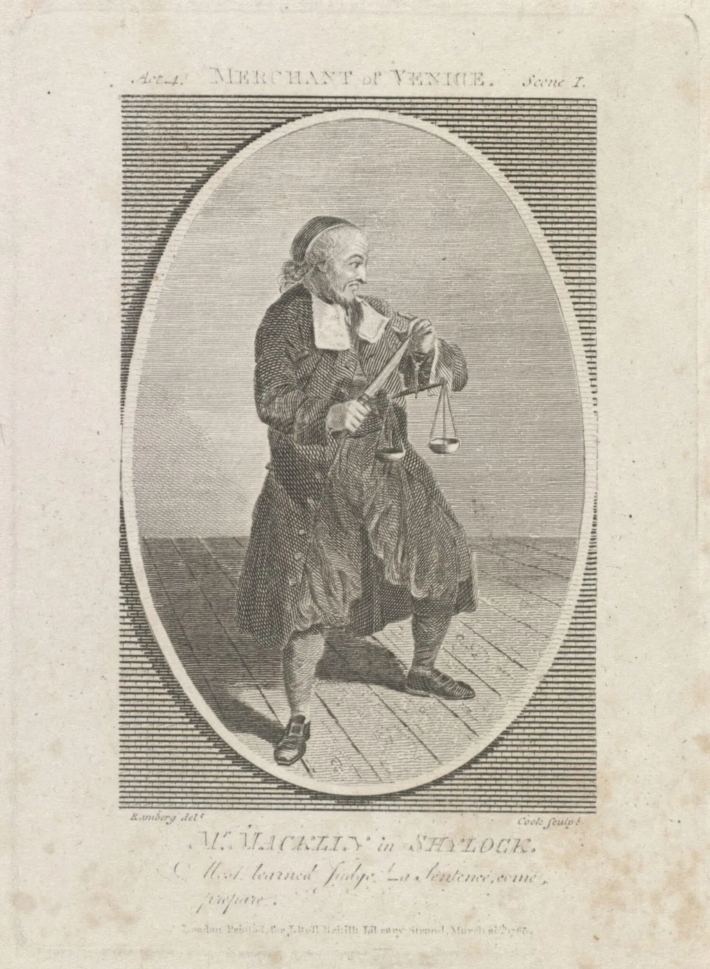 H Beard Print Collection, by Johann Heinrich Ramberg, 20