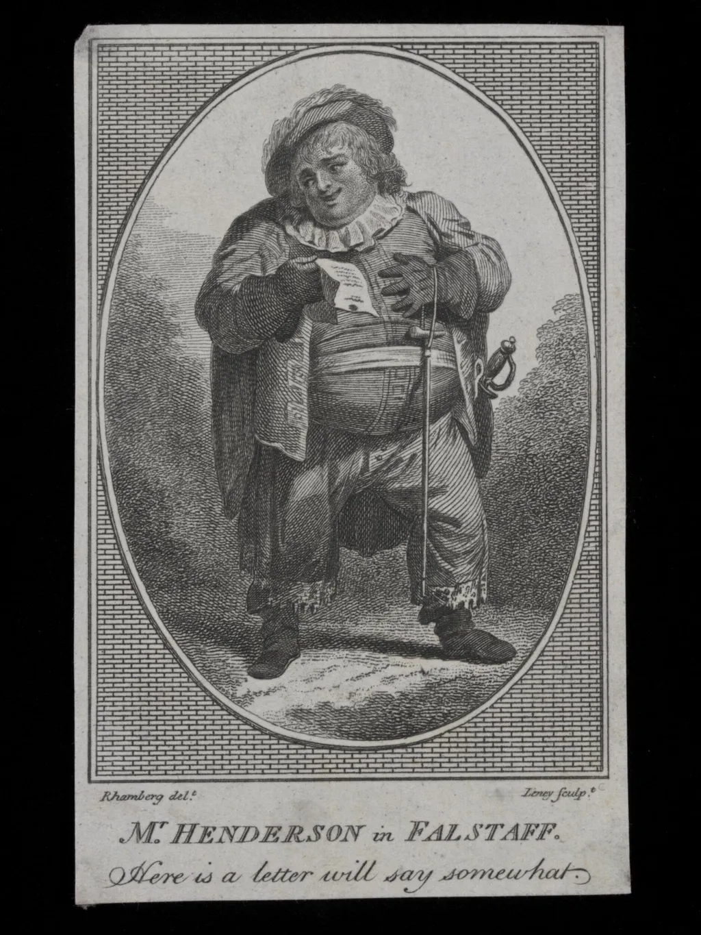 H Beard Print Collection, by Johann Heinrich Ramberg, 1750
