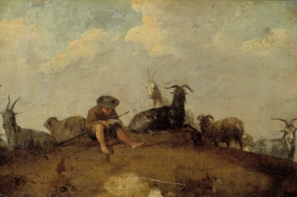 Lukeva paimenpoika, by Johann Heinrich Roos, unspecified, 1682