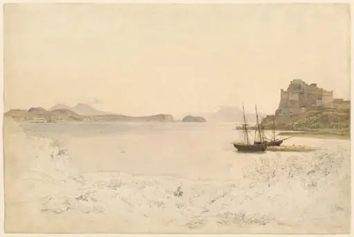 The Gulf of Pozzuoli, by Johann Heinrich Schilbach