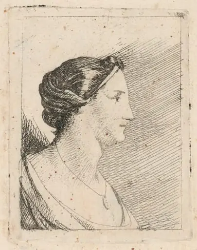 Bust of a Woman, by Johann Heinrich Schönfeld
