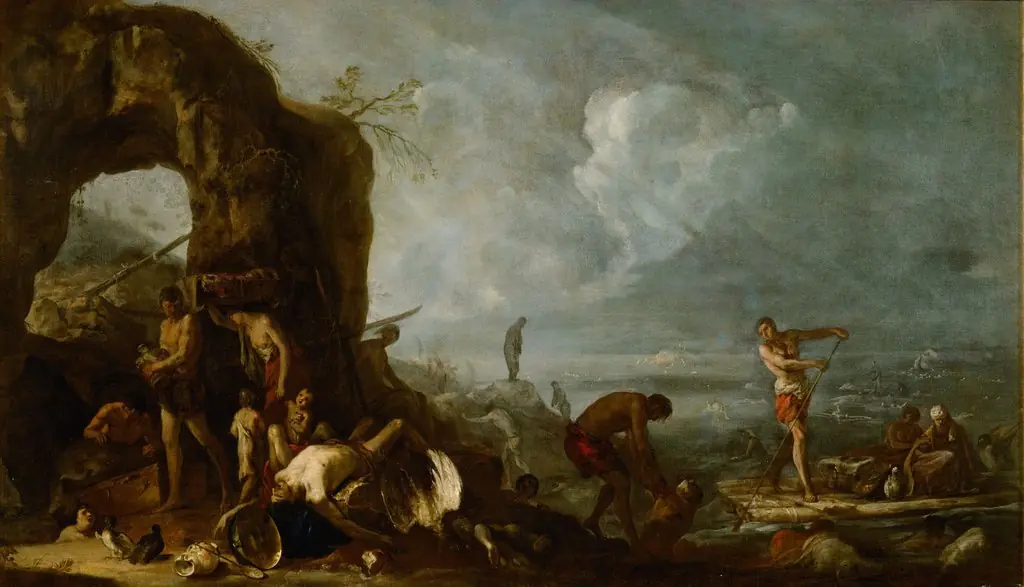 Flood, by Johann Heinrich Schönfeld