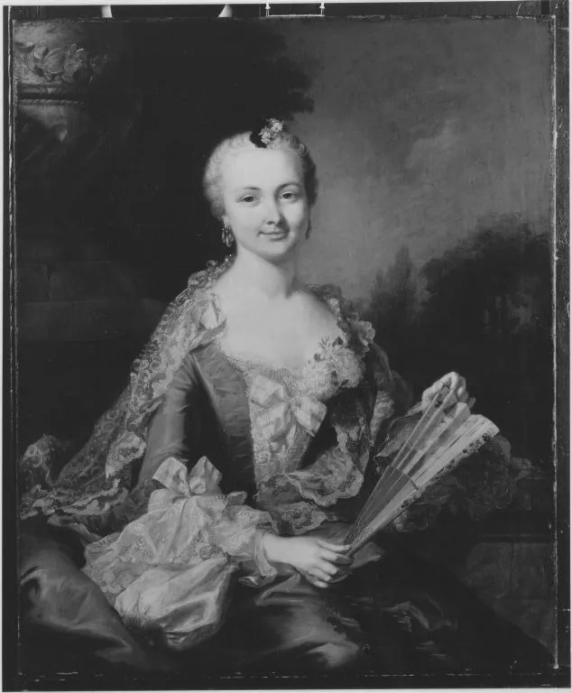 Johanna Elisabeth von Schmerfeld, by Johann Heinrich Tischbein, unspecified, 1757