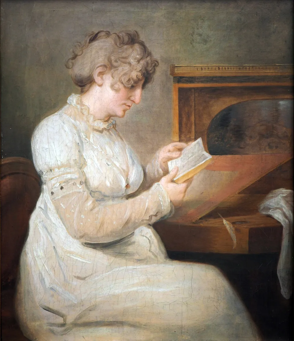 Engel Christina Westphalen, née Axen (1758–1840), by Johann Heinrich Wilhelm Tischbein, oil, 1829