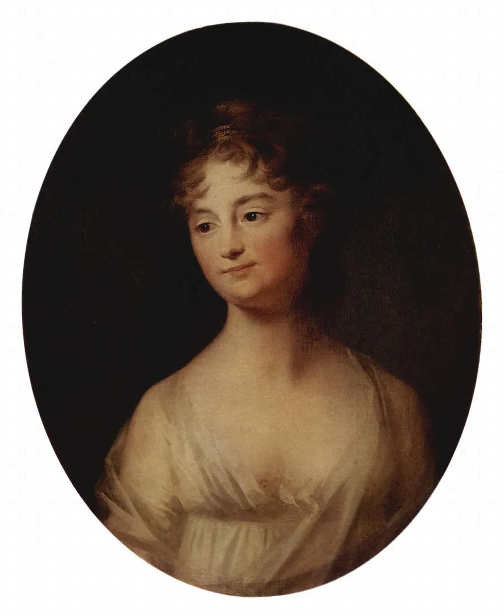 Portrait of a Woman, by Johann Heinrich Wilhelm Tischbein, oil, 1800