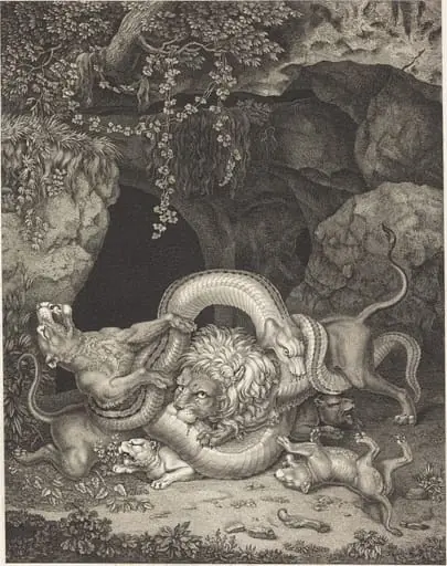 The Animal Laocöon, by Johann Heinrich Wilhelm Tischbein