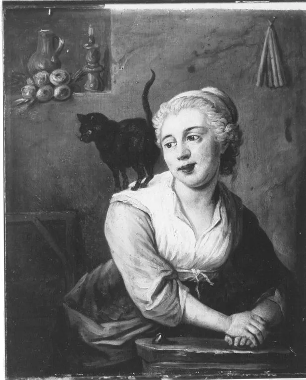 Bildnis der Gemahlin des Malers, by Johann Jakob de Lose, unspecified, 1794