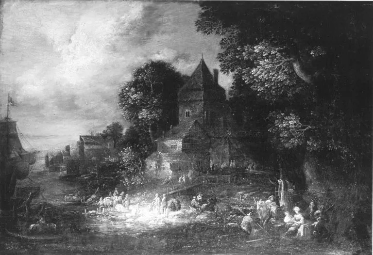 Dorf am Meer, by Johann Jakob Hartmann, unspecified, 1701