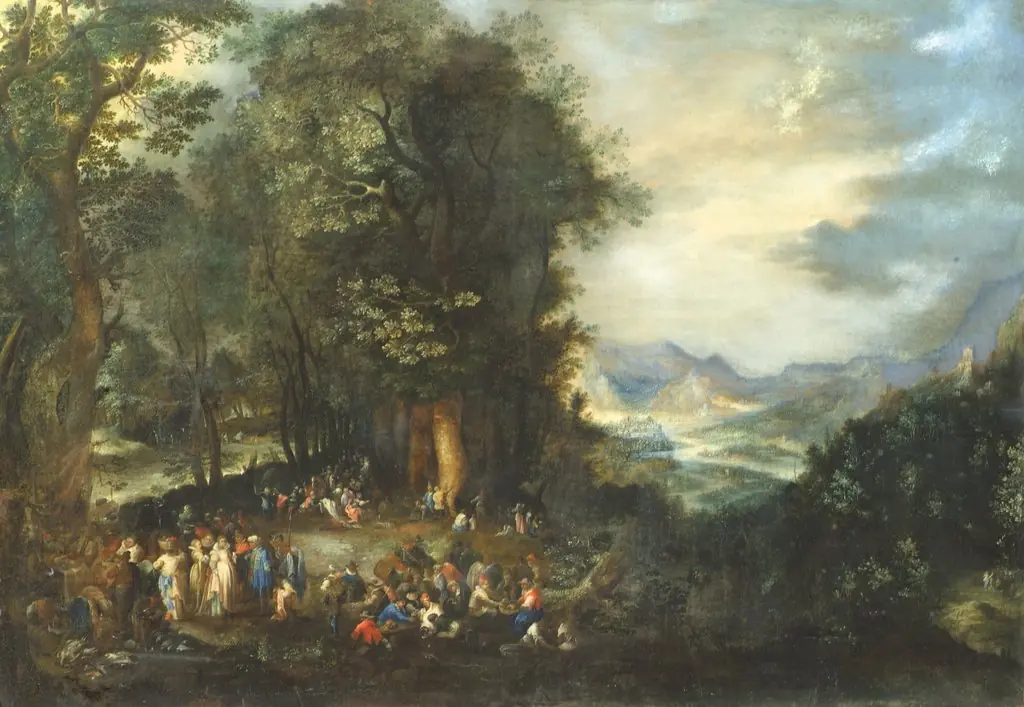 Sutler Camp at the Edge of the Forest, by Johann Jakob Hartmann