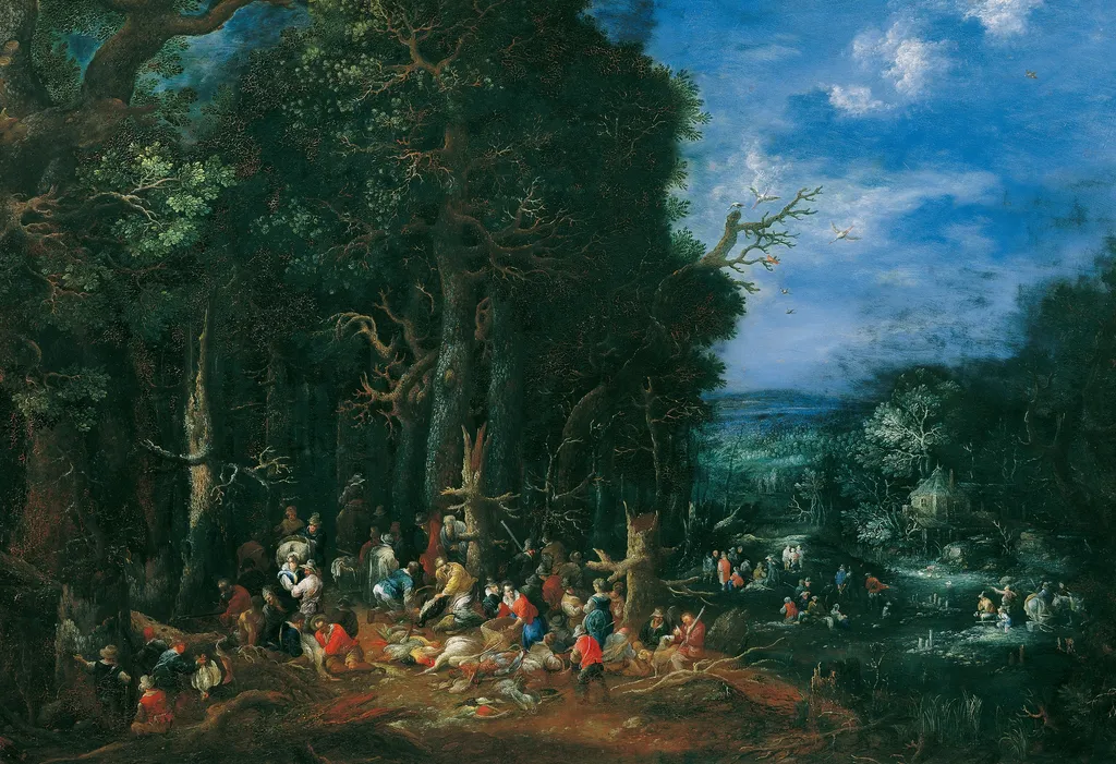 The four elements: Air, by Johann Jakob Hartmann, oil, 1716