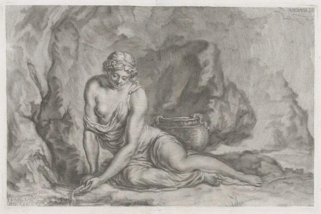 Venus, by Johann Jakob Thourneysen, ink, 1678
