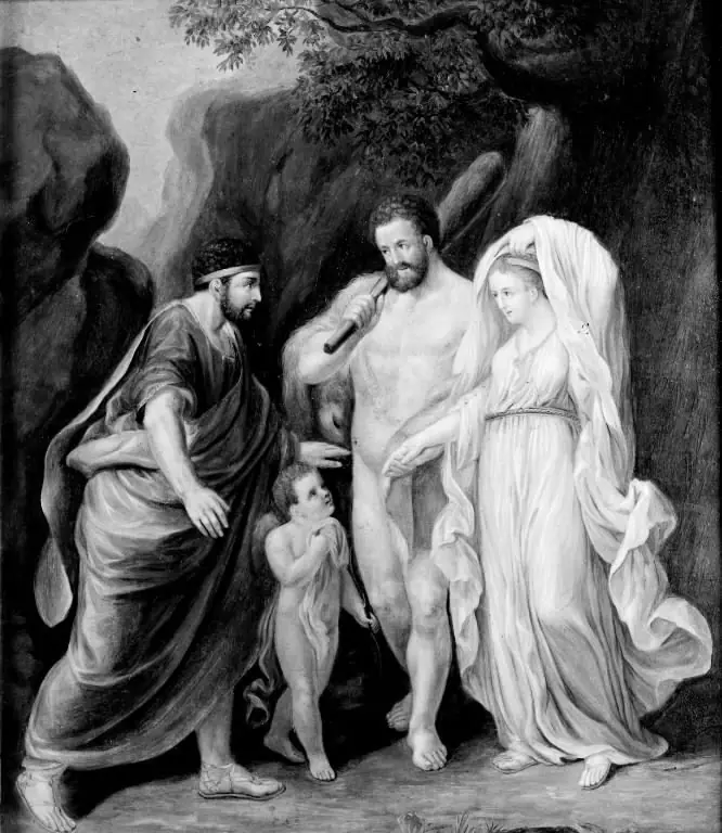 Hercules and Alcestis, by Johann Kaspar Lavater