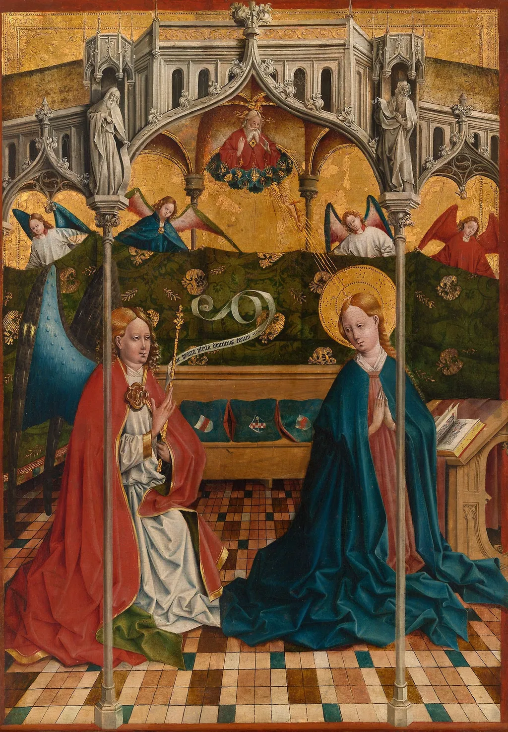 The Annunciation, by Johann Koerbecke, unspecified, 1438