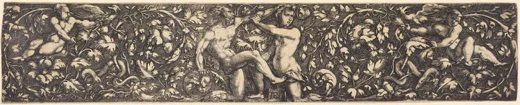 Frieze of Ornament, by Johann Ladenspelder, ink, 1536